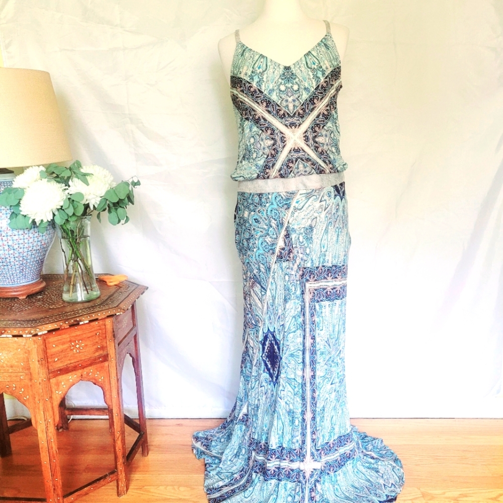 SW3 Bespoke goddess slip maxi dress Size Medium